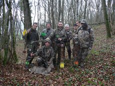 janny et son brocard avec le groupe